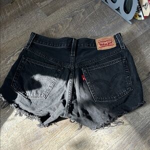 Levi's Dark Denim Jean Shorts